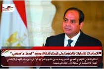 اتهامات للإمارات بالضغط على تويتر لايقاف وسم " ارحيل يا سيسي "
