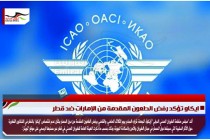 ايكاو تؤكد رفض الطعون المقدمة من الإمارات ضد قطر