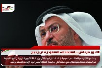 أنور قرقاش .. استهداف السعودية لن ينجح