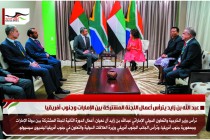 عبد الله بن زايد يترأس أعمال اللجنة المشتركة بين الإمارات وجنوب أفريقيا