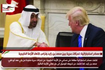 مصادر استخباراتية: تحركات سرية بين محمد بن زايد وترامب لانهاء الأزمة الخليجية