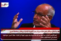 عبدالخالق عبدالله يتهم عائلة صينية بجلب الكورونا للإمارات ويطالب بمقاضاة الصين