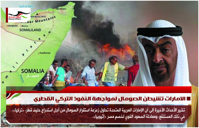 الامارات تشيطن الصومال لمواجهة النفوذ التركي القطري