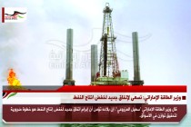 وزير الطاقة الإماراتي: نسعى لإتفاق جديد لخفض انتاج النفط