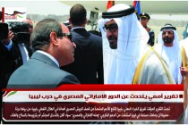 تقرير أممي يتحدث عن الدور الاماراتي المصري في حرب ليبيا