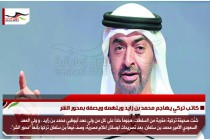 كاتب تركي يهاجم محمد بن زايد ويتهمه ويصفه بمحور الشر
