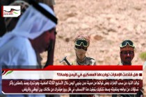 هل قلّصت الإمارات تواجدها العسكري في اليمن ولماذا؟