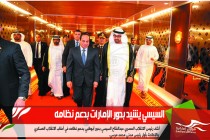 السيسي يشيد بدور الإمارات بدعم نظامه