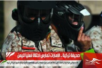 صحيفة تركية .. الإمارات تمارس احتلالا فعليا لليمن