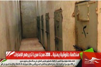منظمة حقوقية يمنية .. 208 سجنا سريا تديرهم الإمارات