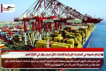 ارتفاع ملحوظ في الصادرات الإيرانية للإمارات لتثل لميار دولار في ثلاثة أشهر